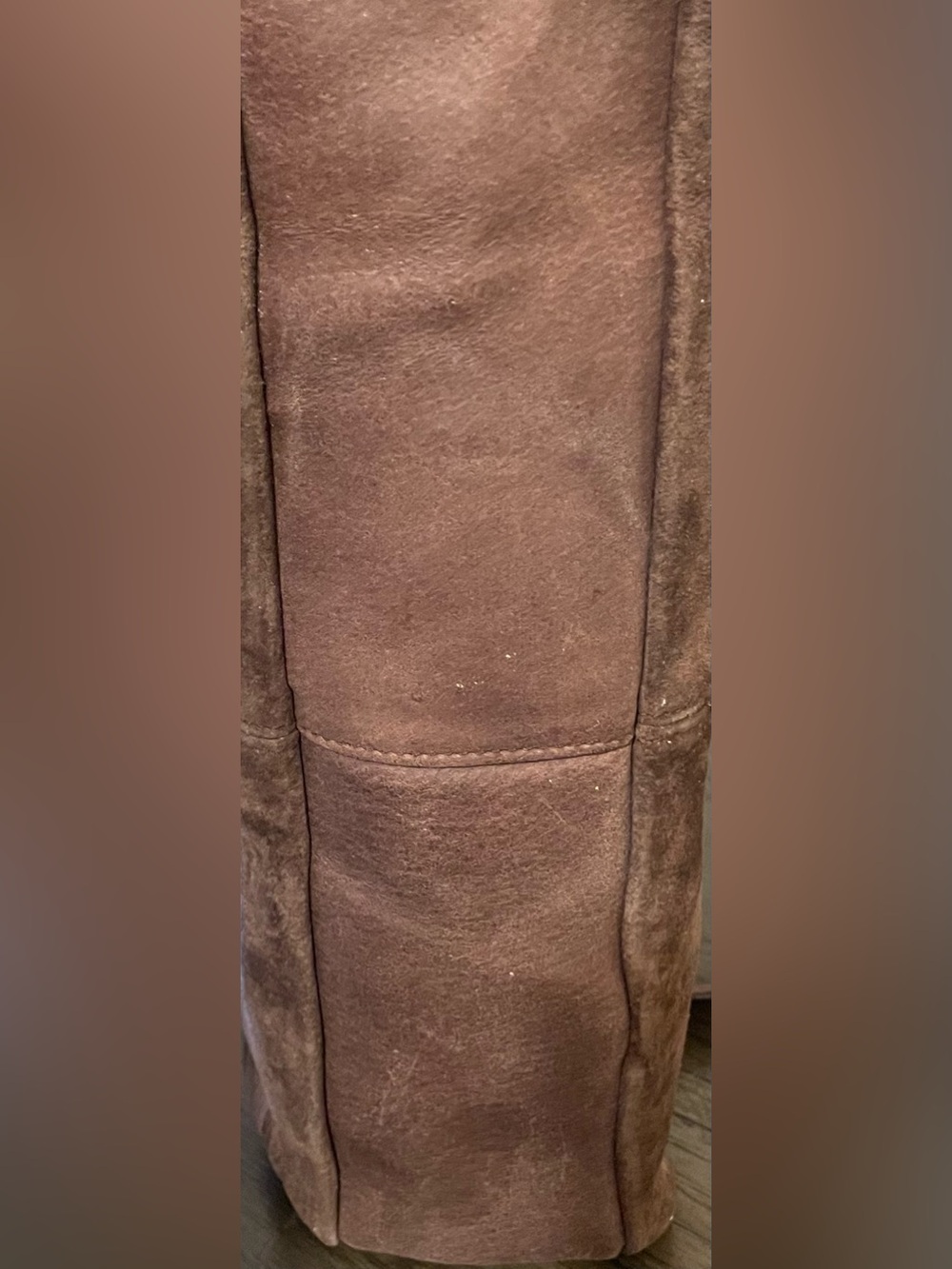 FENDI Women's Suede Shoulder Bag in Dark Brown - Picture 6 of 8